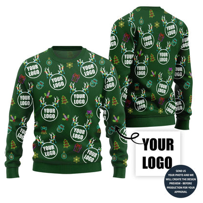 Dazzling Custom Logo Ugly Sweater