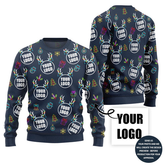 Dazzling Custom Logo Ugly Sweater