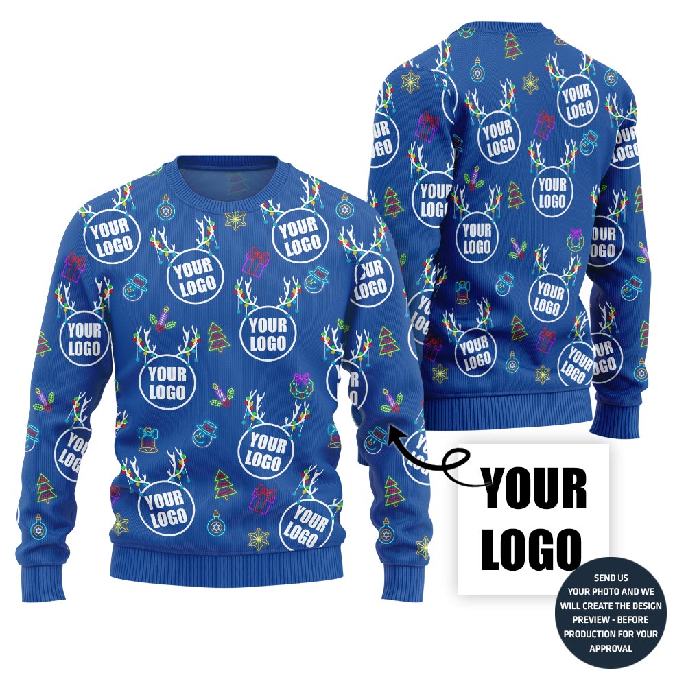 Dazzling Custom Logo Ugly Sweater