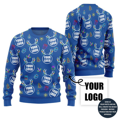 Dazzling Custom Logo Ugly Sweater