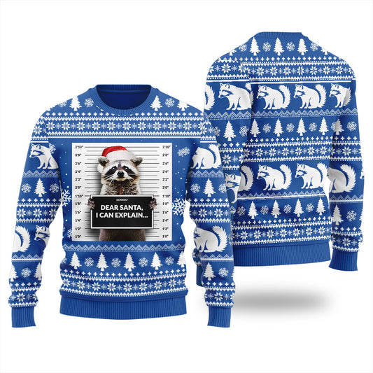 Dear Santa I Can Explain Christmas Sweater Men