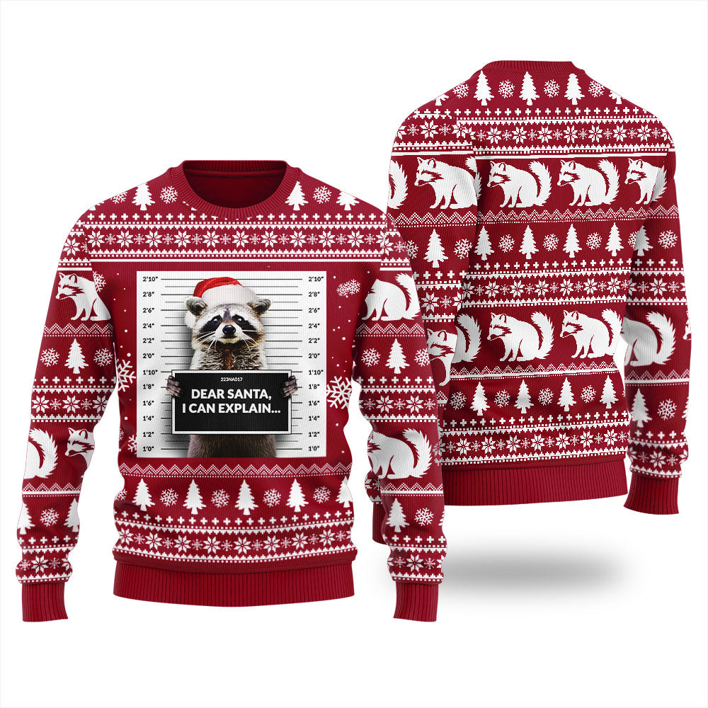 Dear Santa I Can Explain Christmas Sweater Men
