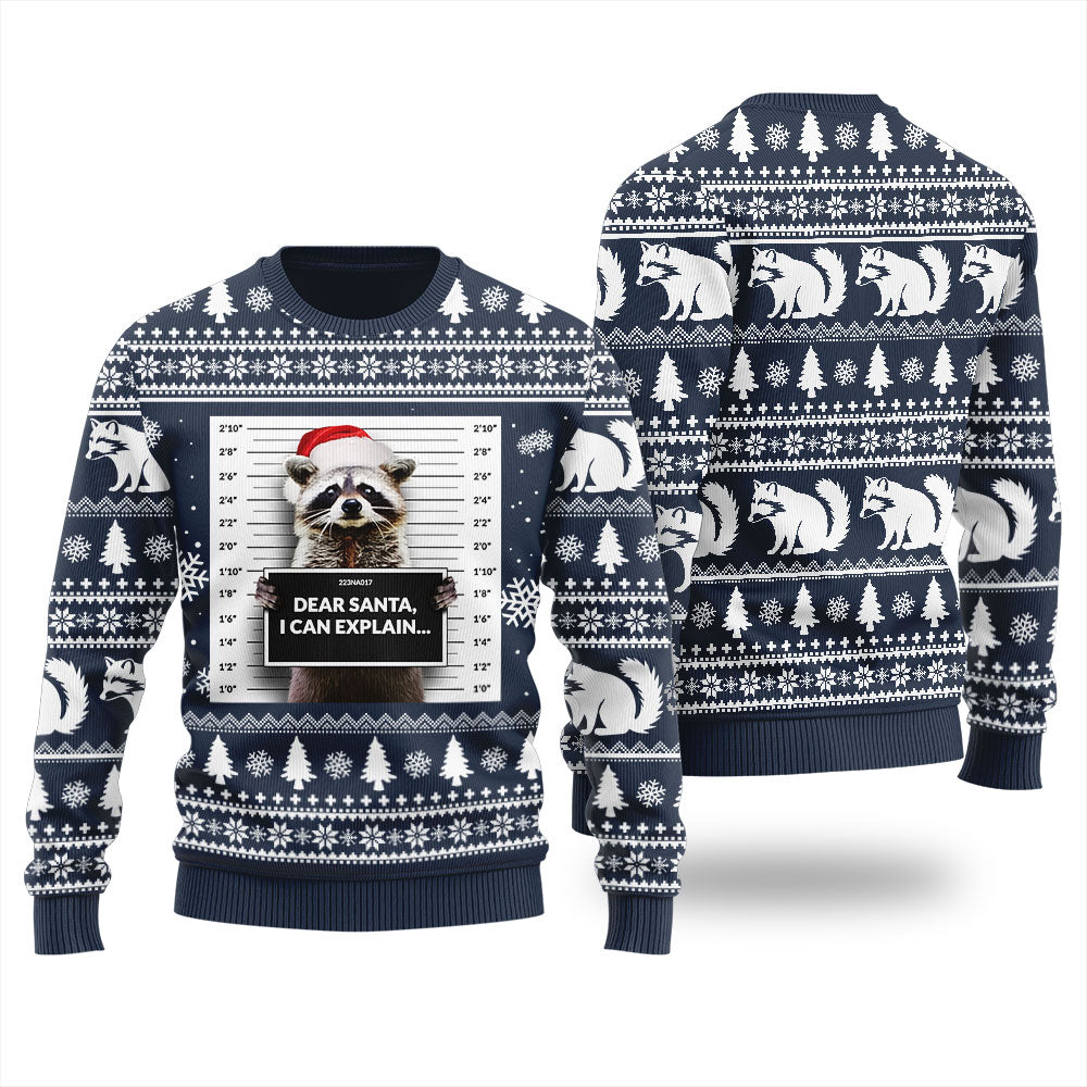 Dear Santa I Can Explain Christmas Sweater Men