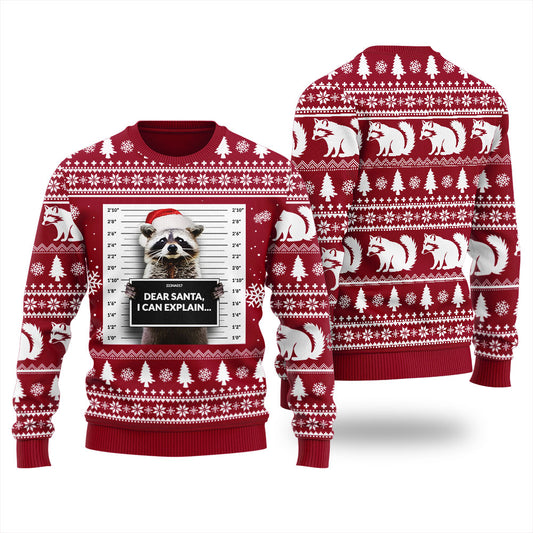 Dear Santa I Can Explain Christmas Sweater Women