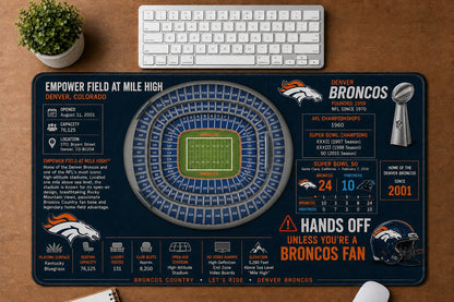All Football Stadium Schematic Desk Mat Mouse Pad Plus Size - 5to9vibe