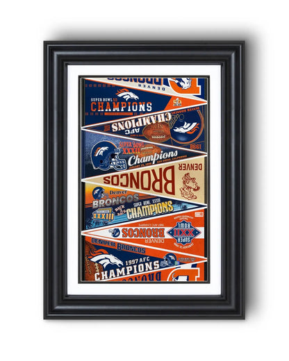 All Football Teams Vintage Anniversary For Fans No Frame Vertical Poster - 5to9vibe