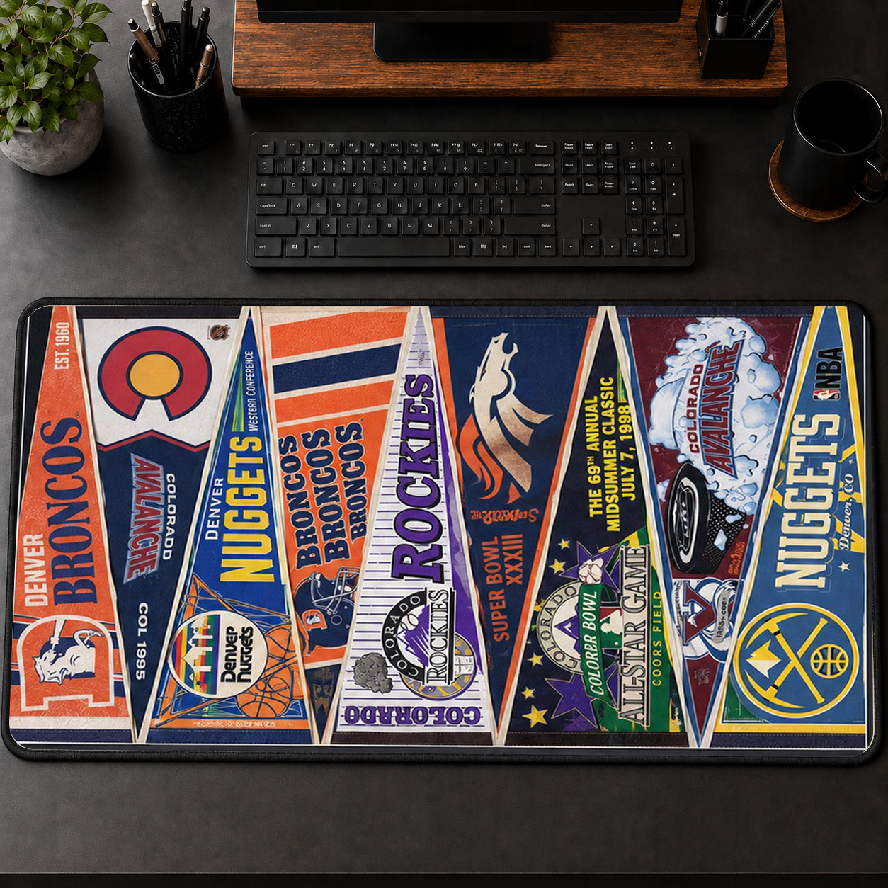 All Sport Teams City Vintage Anniversary For Fans Desk Mat Mouse Pad Trending - 5to9vibe