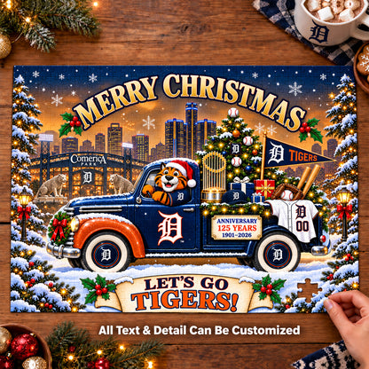 Baseball team Style 11 Jigsaw Puzzle mockup | 5To9Vibe