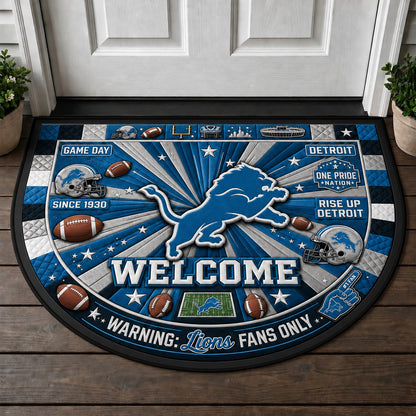 Football All Teams Custom Premium Welcome Mat – Personalized Doormat