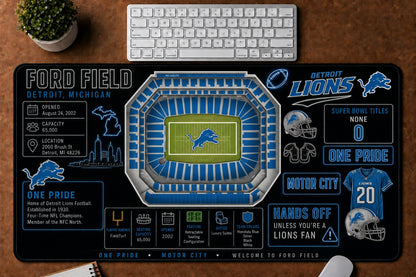 All Football Stadium Infographic Desk Mat Mouse Pad Plus Size Trending - 5to9vibe