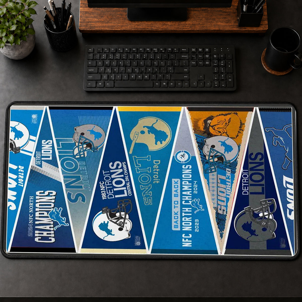 All Football Teams Vintage Anniversary For Fans Desk Mat Mouse Pad Trending - 5to9vibe