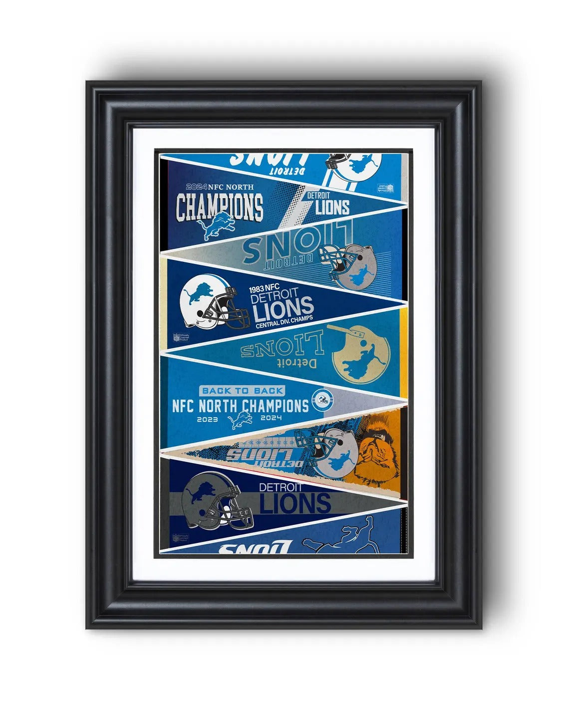 All Football Teams Vintage Anniversary For Fans No Frame Vertical Poster - 5to9vibe