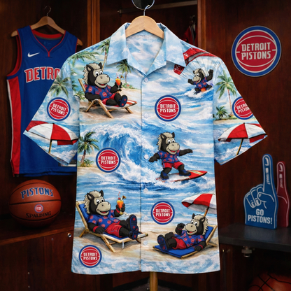 DP Basketball Mascot Beach Viber Unisex Hawaiian Shirt For Men & Women
