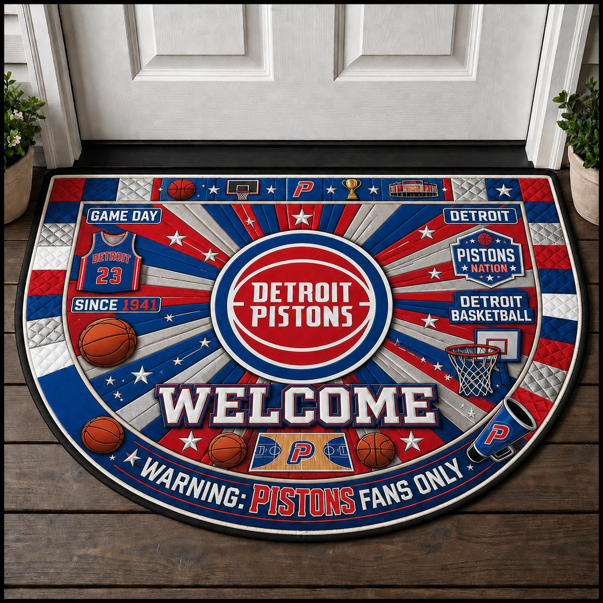 BB All Teams Custom Premium Welcome Mat – Personalized  Doormat