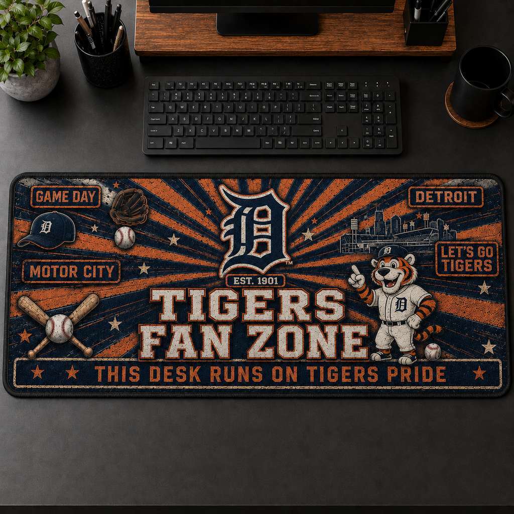 All Baseball Fan Zone Desk Mat For Baseball Fans Gift Mouse Pad Plus Size - 5to9vibe
