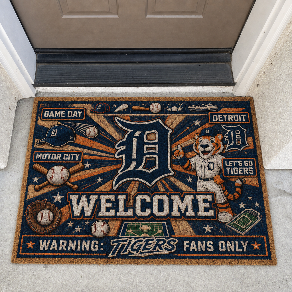 Baseball All Teams Welcome Coir Doormat Print Premium Welcome Mat – Personalized Baseball Coir Doormat
