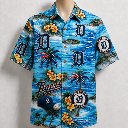 All Baseball Teams Coastal Paradise Button-Up Unisex Hawaiian Shirt For Men and Women