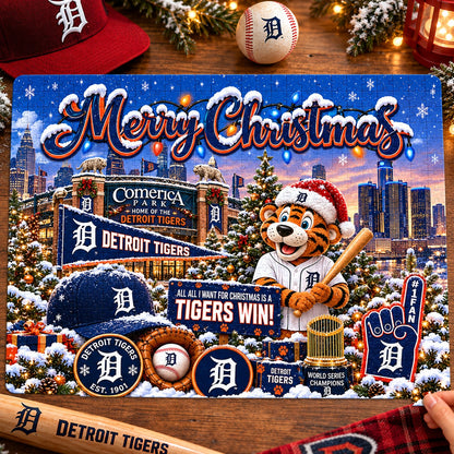 All Baseball Teams Baseball Stadium Personalized  Christmas Jigsaw Puzzle – Choose Your Team, 500 Pieces