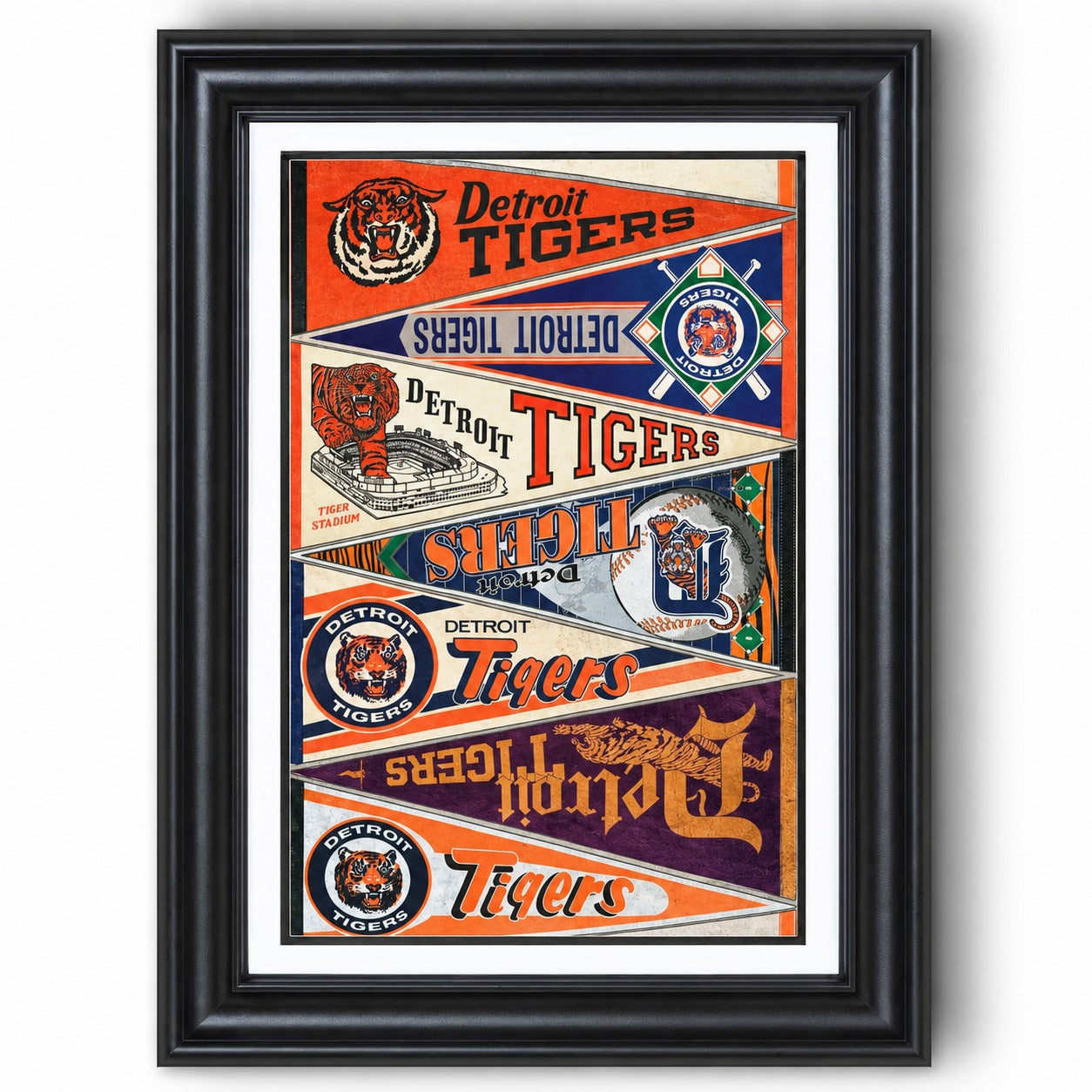 All Baseball Teams Vintage Anniversary For Baseball Fans Poster No Frame - Vertical Poster - 5to9vibe
