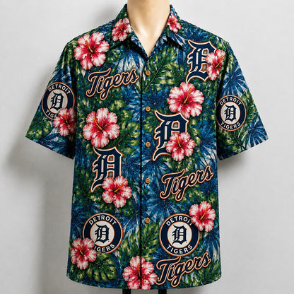 All Baseball Teams Paradise Hibiscus Button-Up Unisex Hawaiian Shirt For Men and Women
