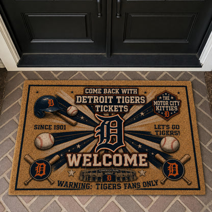 Alfombra personalizada de bienvenida premium de equipo de la MLB – Felpudo de béisbol personalizado