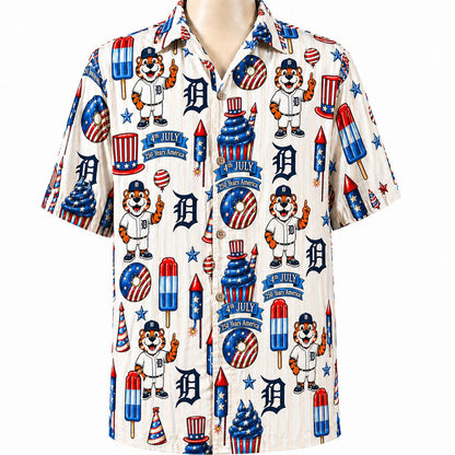 All Baseball Team 4th July 250 Years Anniversary America Premium Unisex Hawaiian Shirt For Men and Women