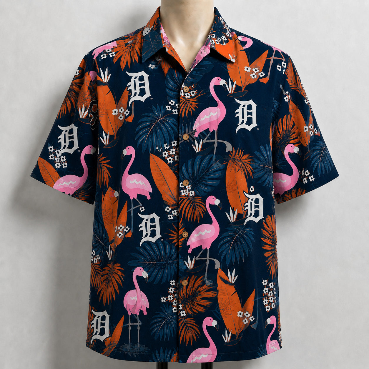 All Baseball Teams Flamingo Hawaiian Shirt | Tropical Baseball Button Up Unisex Hawaiian Shirt For Men and Women