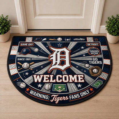 Alfombra personalizada de bienvenida premium de equipo de la MLB – Felpudo de béisbol personalizado