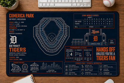 All Baseball Legendary Stadiums Masterplan Desk Mat Mouse Pad Plus Size - 5to9vibe