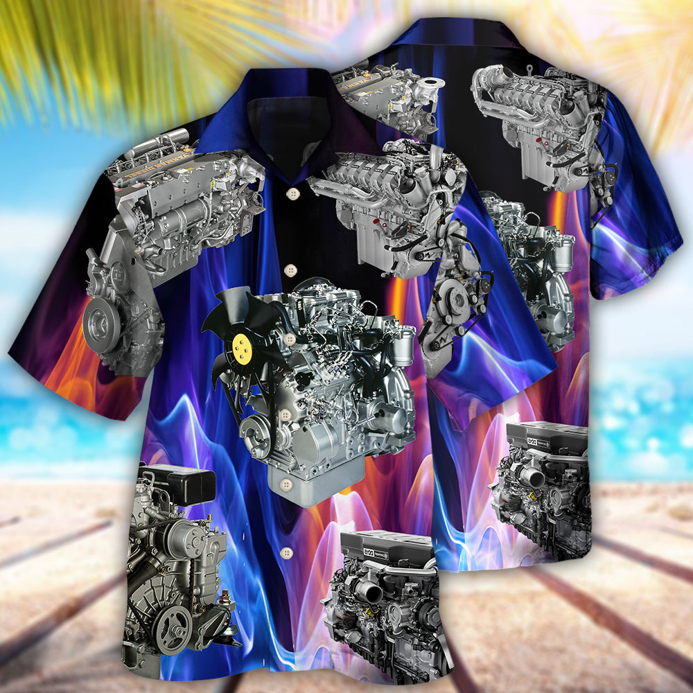 Engine Diesel Engine Amazing - Hawaiian Shirt 
