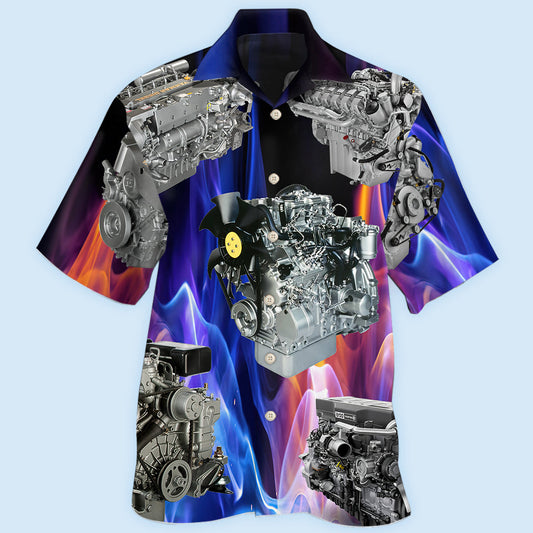 Engine Diesel Engine Amazing - Hawaiian Shirt 