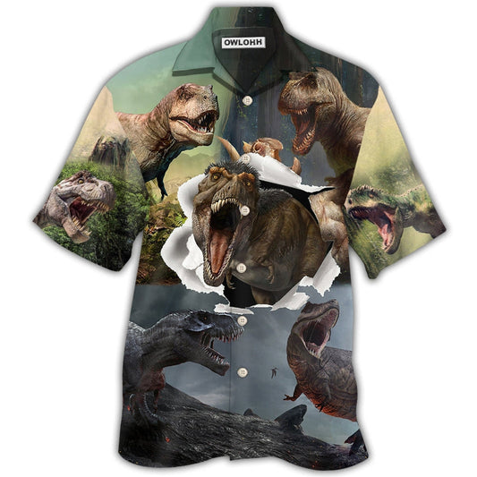 Hawaiian Shirt / Adults / S Dinosaur T-rex Cool - Hawaiian Shirt 