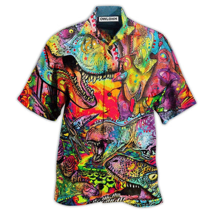 Hawaiian Shirt / Adults / S Dinosaur Wonderful World - Hawaiian Shirt 
