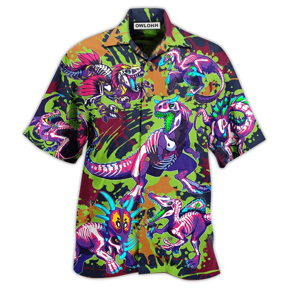Hawaiian Shirt / Adults / S Dinosaur Don't Forget To Be Rawrsome - Hawaiian Shirt 