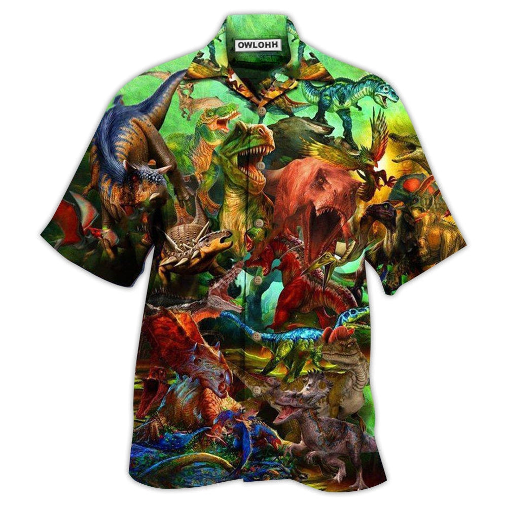 Hawaiian Shirt / Adults / S Dinosaur If History Repeats Itself Dinosaurs Will Survive - Hawaiian Shirt 