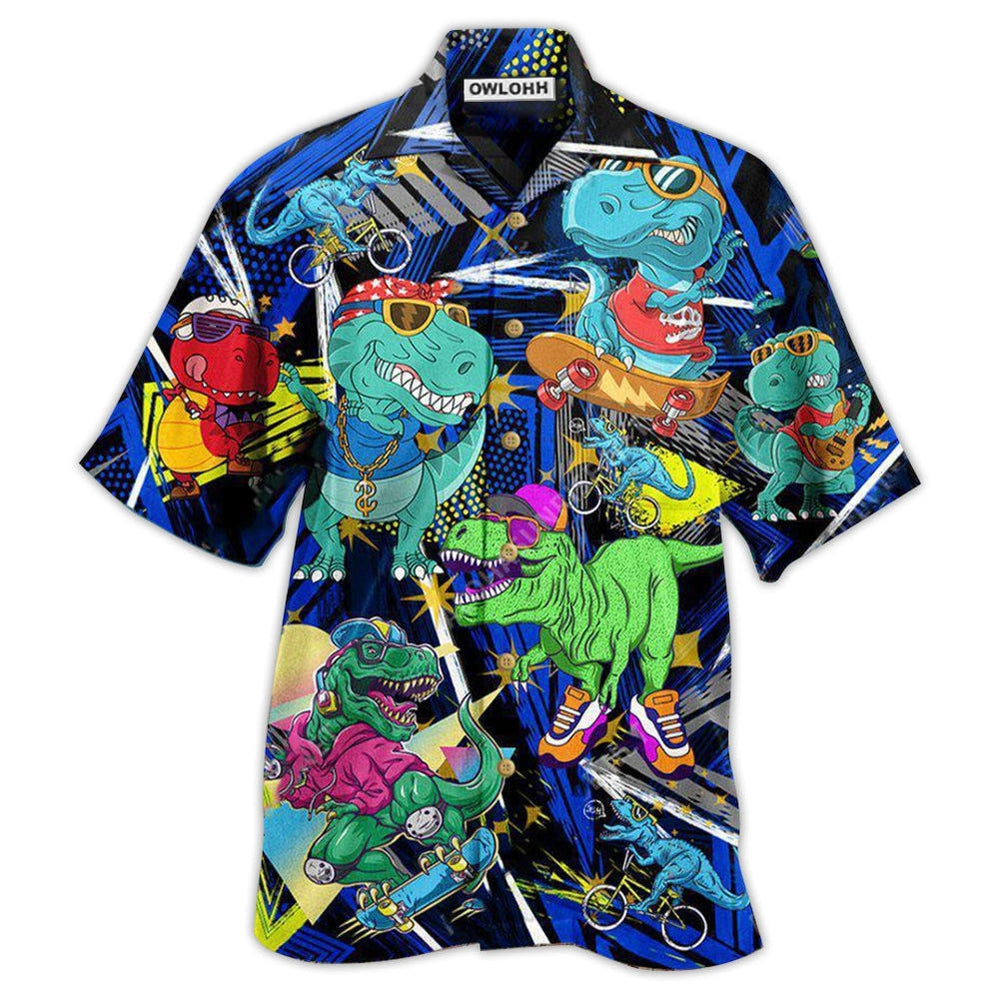 Hawaiian Shirt / Adults / S Dinosaur Let The World Hear You - Hawaiian Shirt 
