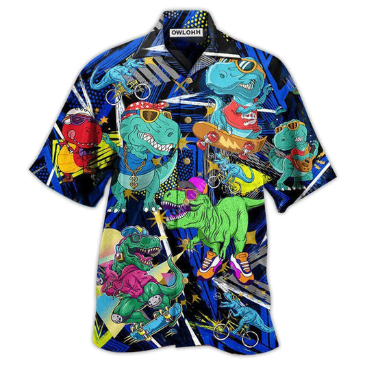 Hawaiian Shirt / Adults / S Dinosaur Let The World Hear You - Hawaiian Shirt 