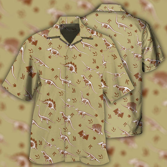 Dinosaur Little Basic Style - Hawaiian Shirt 