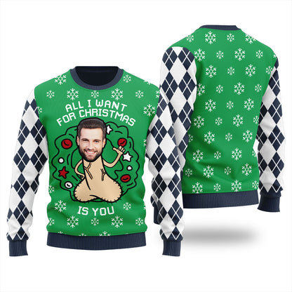 Dirty Personalized Christmas Sweatshirt For Men