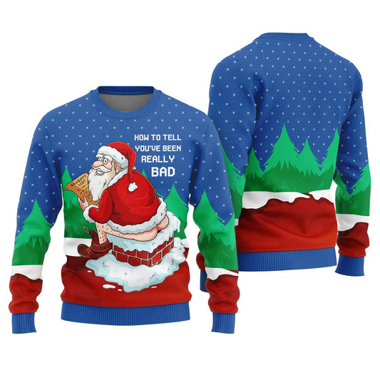 Dirty Santa Christmas Sweater Men