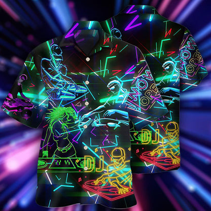 DJ Stunning Color Music - Hawaiian Shirt 