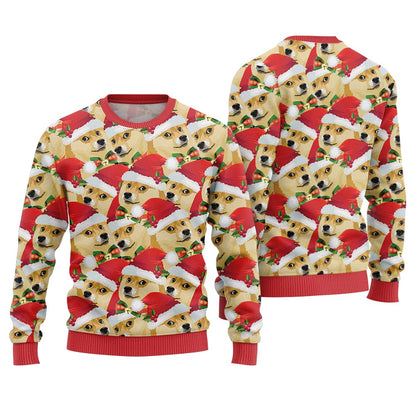 Doge Meme Ugly Christmas Sweater
