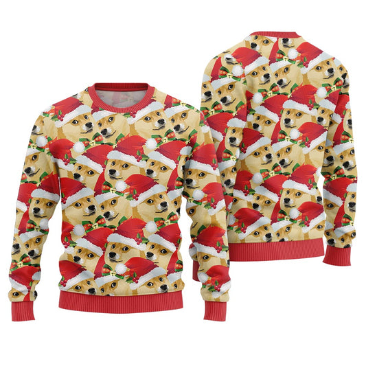 Doge Meme Ugly Christmas Sweater