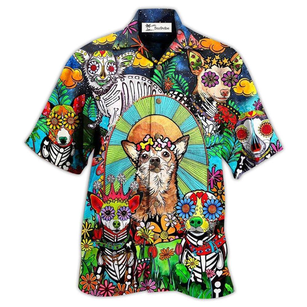 Hawaiian Shirt / Adults / S Chihuahua Dog All You Need Is Love And A Chihuahua - Hawaiian Shirt 
