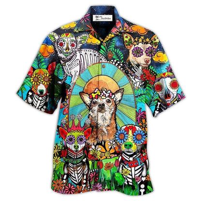 Hawaiian Shirt / Adults / S Chihuahua Dog All You Need Is Love And A Chihuahua - Hawaiian Shirt 