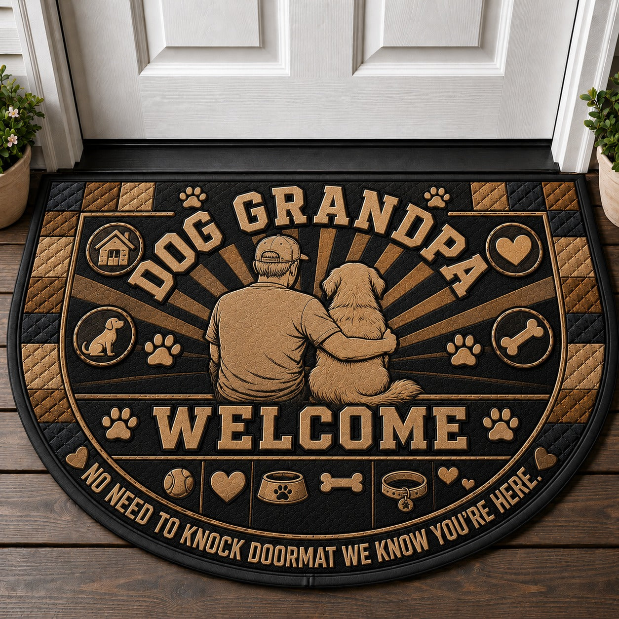 Alfombra personalizada de bienvenida premium de equipo de la MLB – Felpudo de béisbol personalizado