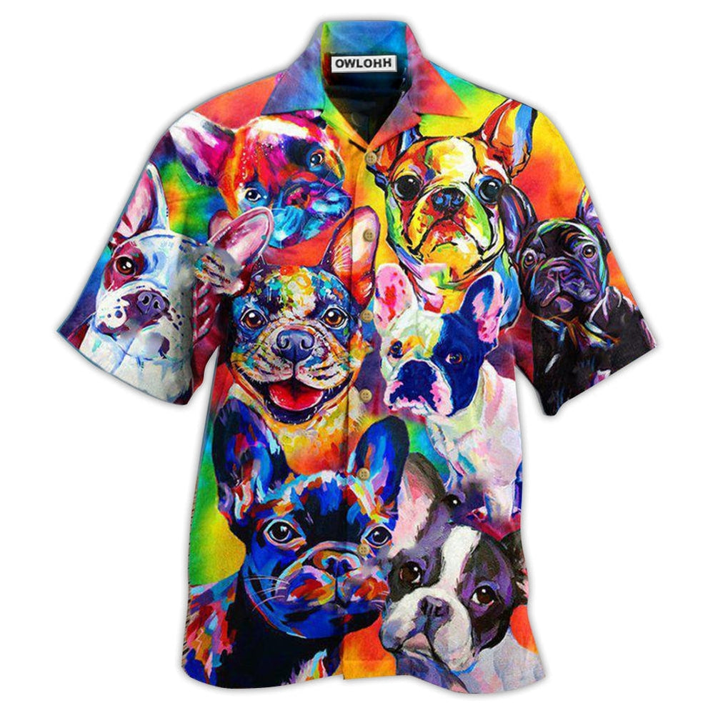 Hawaiian Shirt / Adults / S French Bulldog Don't Like You Neither Do I - Hawaiian Shirt 