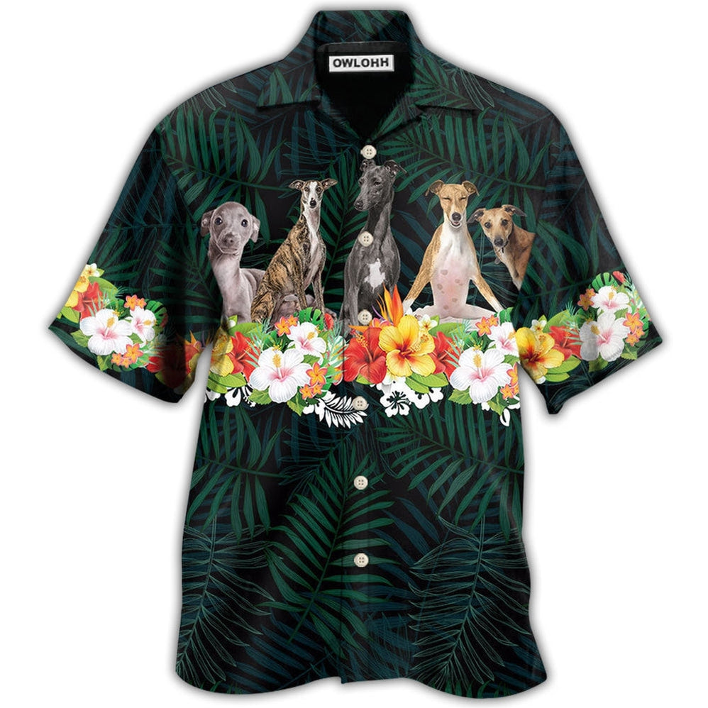 Hawaiian Shirt / Adults / S Dog Italian Greyhound Tropical Style - Hawaiian Shirt 