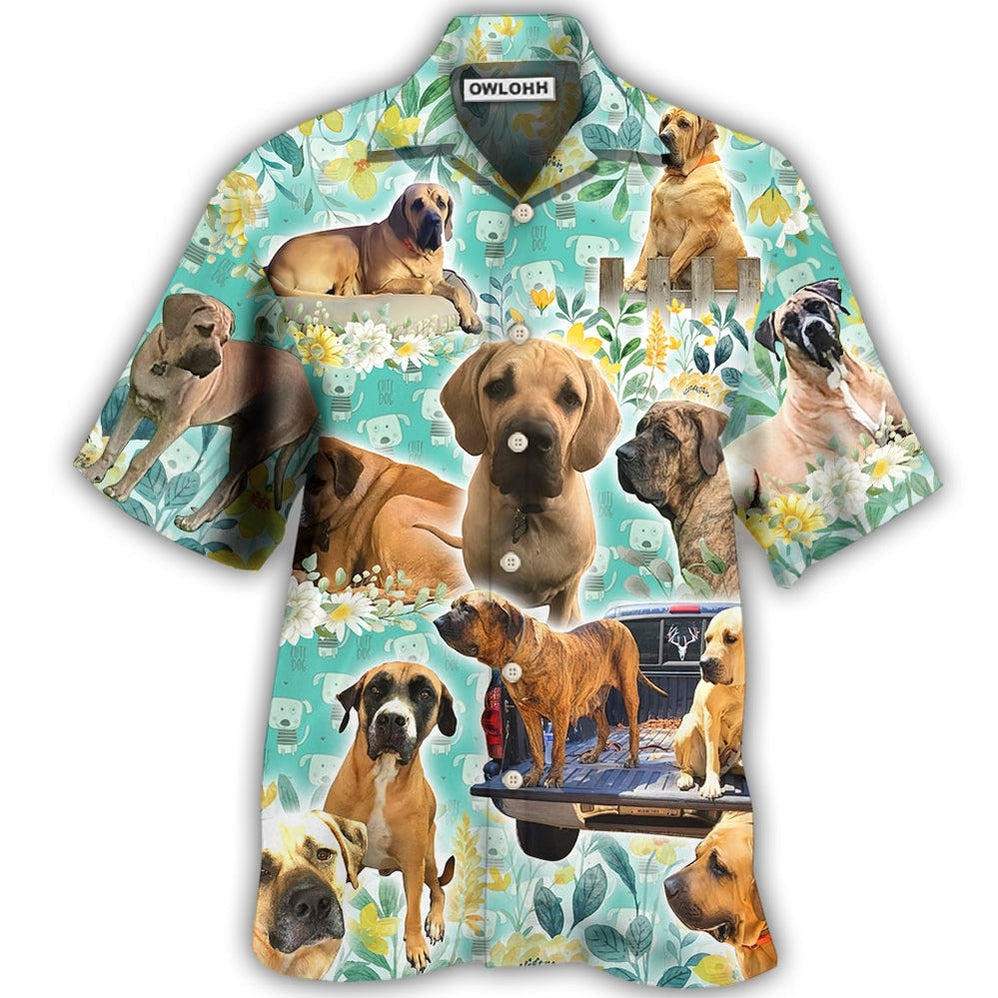 Hawaiian Shirt / Adults / S Dog Love Dog Floral - Hawaiian Shirt 