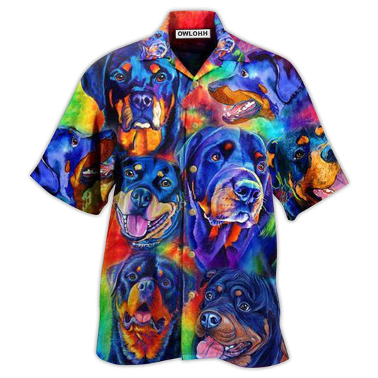 Hawaiian Shirt / Adults / S Rottweiler Needs You And Love - Hawaiian Shirt 